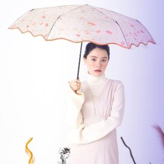 【Wpc.】官方直營聯名韓國雜貨波浪傘簷塑膠手動折傘-多色(輕量)