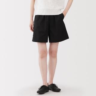 【MUJI 無印良品】女水洗平織布短褲(共6色)