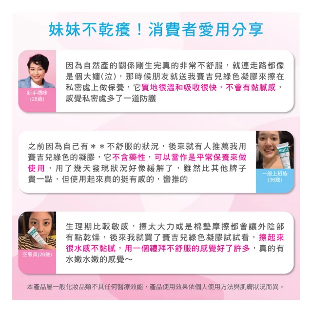 【SAUGELLA 賽吉兒】高效修護保濕凝膠加強二入超值組(私密處清潔保養)
