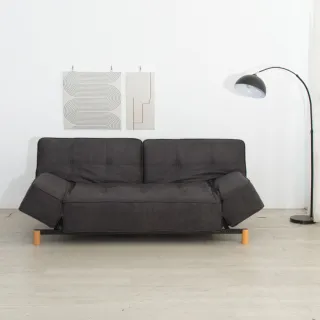 【IDEA】三段式厚實彈力摺疊科技布沙發床/布沙發(扶手+椅背隨意可折)