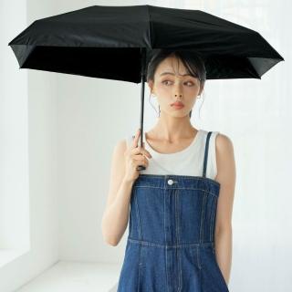 【Wpc.】官方直營go-koh極致小巧中性手動遮光降溫傘-黑(輕量/抗UV/遮光/降溫/防撥水/晴雨兩用)