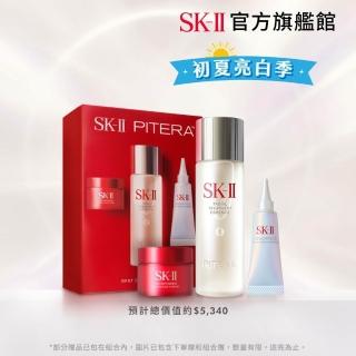 【SK-II】SK-II PITERA晶透奇肌新客組套裝(青春露75ml+新小燈泡精華10ml+致臻活膚霜15g)