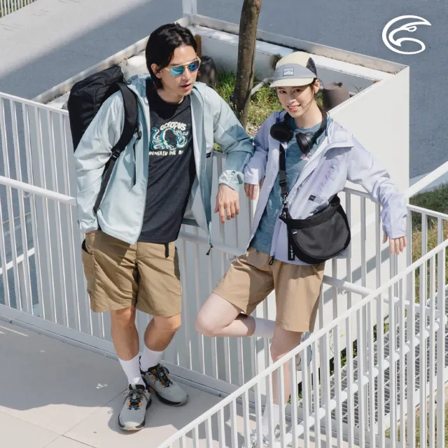 【ADISI】女彈性透氣快乾休閒五分褲AP2511084卡其(四面彈 透氣 吸濕排汗 速乾 休閒褲 短褲)