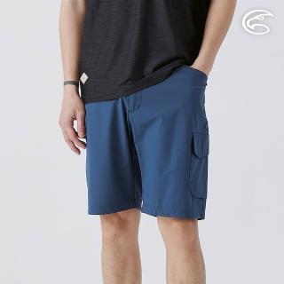 【ADISI】男彈性透氣快乾休閒短褲 AP2511083 蔚藍 M-2XL(四面彈 透氣 吸濕排汗 速乾 休閒褲)