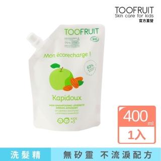 【TOOFRUIT】果漾兒童青蘋無矽洗髮精(補充包)