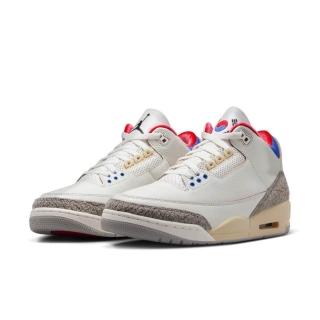 【NIKE 耐吉】Nike Air Jordan 3 Retro Sport Royal 皇家灰白 喬丹 休閒鞋 男鞋 IB1482-100