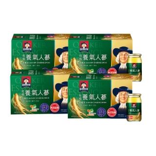 【QUAKER 桂格】無糖養氣人參60ml×6入x4盒(共24入)
