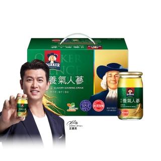【QUAKER 桂格】無糖養氣人參禮盒60ml×19入×1盒(共19入 禮盒/送禮推薦)