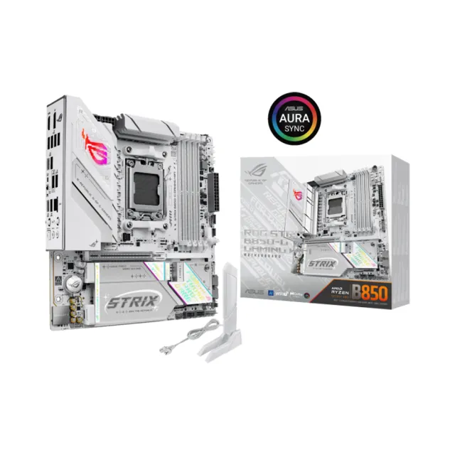 【ASUS 華碩】ROG STRIX B850-G GAMING WIFI 白色 主機板