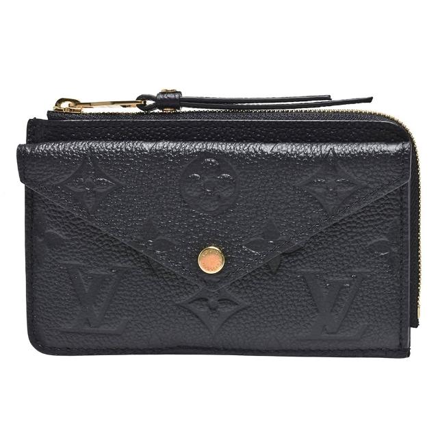 【Louis Vuitton 路易威登】M69421 RECTO VERSO經典Empreinte皮革拉鍊鑰匙/零錢包(黑)