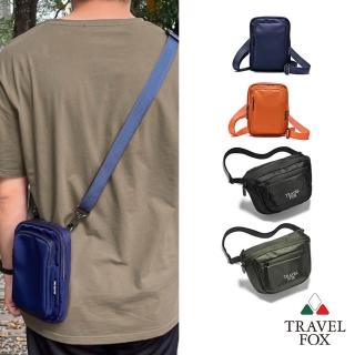【TRAVEL FOX 旅狐】多款任選 防潑水側揹包/斜揹包/肩揹包/小包(TB805-01/TB805-17/TB812-16/TB812-47)