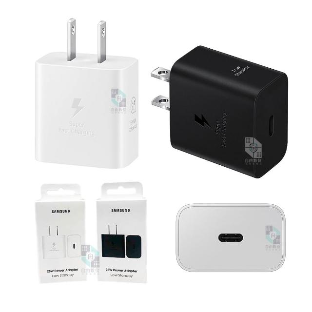 【Samsung 三星】原廠 GaN氮化鎵 25W 快充充電頭 Type-C 通用型旅充(EP-T2510 台灣公司貨 PD3.0)