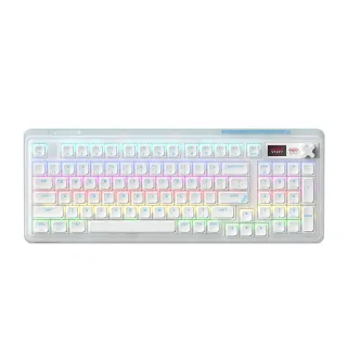 【Cherry】Cherry 無線三模 PIXIU98 RGB MX2A 冰晶雪霧 白 靜音紅軸(98 RGB 無線 熱插拔 機械 電競 鍵盤)