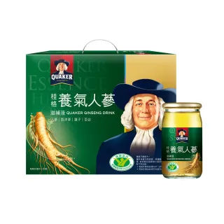 【QUAKER 桂格】養氣人蔘禮盒60ml×30入x4盒+8入x1盒(共128入 送禮推薦)