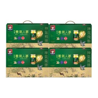 【QUAKER 桂格】無糖養氣人參禮盒60mlx12入x4盒(共48入)