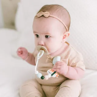 【Loulou lollipop】甜心版串珠固齒器奶嘴鍊夾(多款任選)