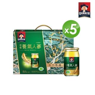 【QUAKER 桂格】養氣人參禮盒60ml×8入x5盒(共40入)