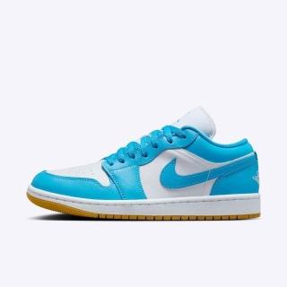【NIKE 耐吉】Wmns Air Jordan 1 Low 女 運動休閒鞋 低筒 AJ1 水藍(DC0774-104)