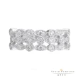 【Vividventure 亞帝芬奇】925銀台 36分 天然鑽石 鑽石 線戒 星光燦爛