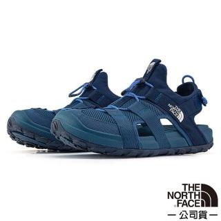 【The North Face】男 Explore Camp 機能抗菌水陸兩用護趾鞋.涼鞋拖鞋.溯溪鞋.海灘鞋(83NL-58I 深海藍 N)