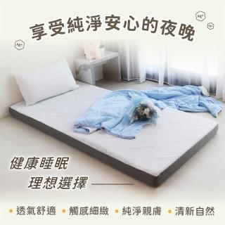 【LOHAS】樂活銀離子記憶舒壓床墊厚度10公分單人加大3.5尺(折疊床/可收納/可拆洗/親膚/透氣/抑菌)