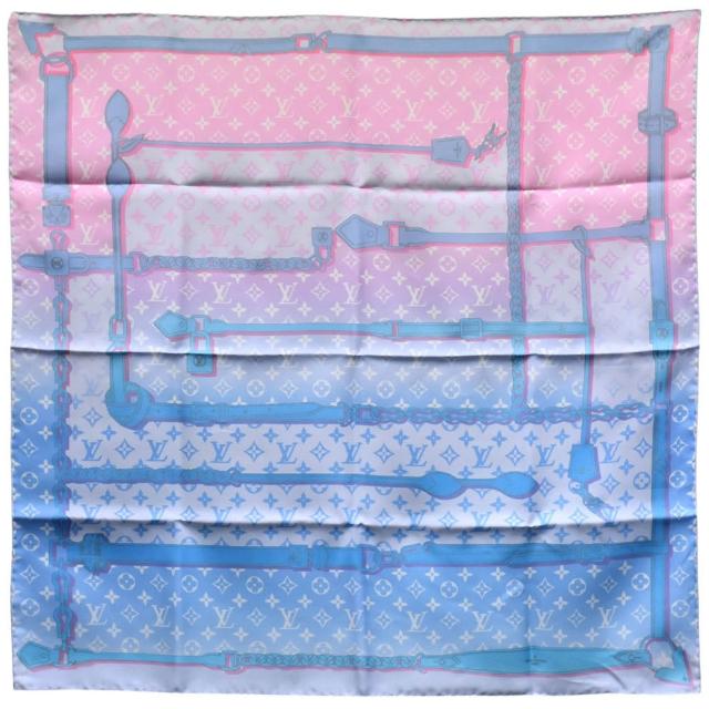 LV LOUIS VUITTON路易威登 M76146 Rising Confidential 系列 70 方巾