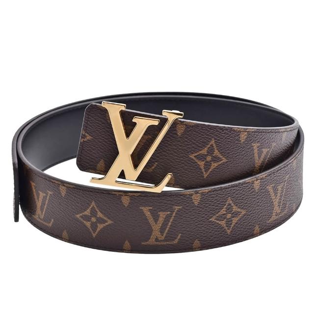 LV LOUIS VUITTON路易威登 M0566T INITIALES 40 系列 Monogram 帆布字母釦環腰帶/皮帶
