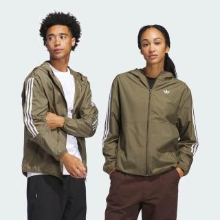 【adidas 愛迪達】外套 男款 運動連帽外套 WINDBREAKER 綠 JC7592