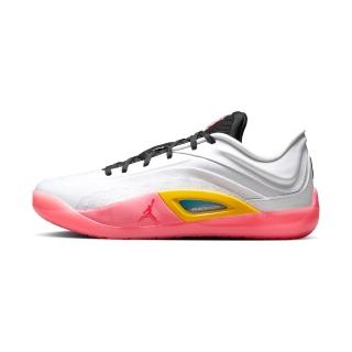 【NIKE 耐吉】Jordan Zion 4 PF 男鞋 白橘紅色 小花 緩震 運動 喬丹 實戰 包覆 籃球鞋 FD0591-101