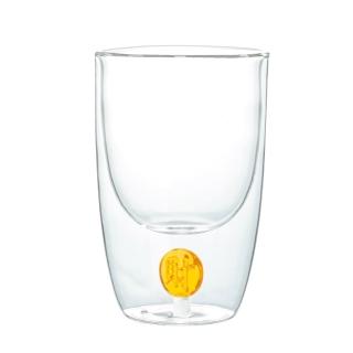 【ZACCA】財源廣進耐熱雙層玻璃杯(玻璃杯 咖啡杯 茶杯 耐熱玻璃杯 高硼矽玻璃杯 隔熱防燙杯 水杯 杯子)