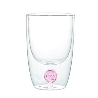 【ZACCA】心心相印耐熱雙層玻璃杯(玻璃杯 咖啡杯 茶杯 耐熱玻璃杯 高硼矽玻璃杯 隔熱防燙杯 水杯 杯子)