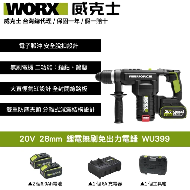 鋰電無碳刷鎚鑽