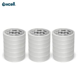 【Excell.tw】18捲｜透明超黏OPP文具膠帶 18mm*40y【3-36M-18mm-18】(透明膠帶)