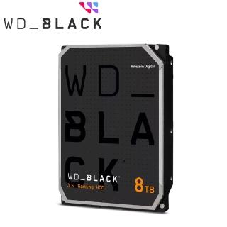 【WD 威騰】黑標 8TB 3.5吋 7200轉 256MB 電競型內接硬碟(WD8002FZBX)