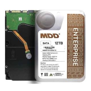 【MDD最大資料】企業級 12TB 7200轉 3.5吋 SATA 256MB快取 4年保固 MDD12TSATA25672E