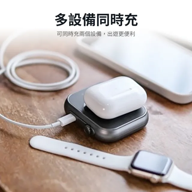 【Philips 飛利浦】2入超值組-DLP2556Q 20W黑金剛磁吸三合一磁吸行動電源(MagSafe/雙系統適用)