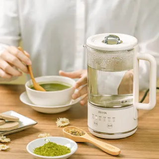 【MIYA】溫控美顏玻璃養生壺/快煮壺 MY-KT221(煮水壺 煮茶壺 泡茶壺 養身壺 熱水壺 交換禮物)