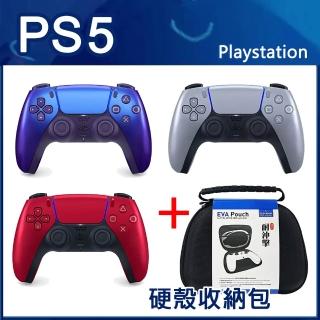 【SONY 索尼】PS5 DualSense 原廠無線控制器 + 手把收納包(國際版)