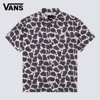 【VANS】官方旗艦 CAPYBARA AOP 粉色短袖襯衫