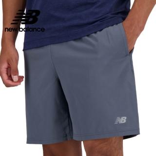 【NEW BALANCE】NB 7吋吸濕排汗慢跑短褲 MS41232GT 男性 深灰色(美版 版型偏大)