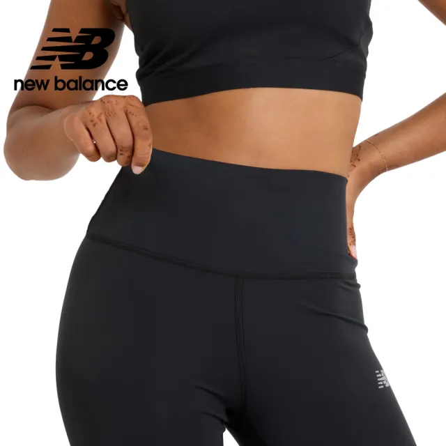 【NEW BALANCE】NB 25吋彈性緊身褲_WP51112BK_女性_黑色(美版 版型偏大)