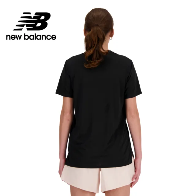【NEW BALANCE】NB 涼感透氣短袖上衣_WT41222BK_女性_黑色(美版 版型偏大)