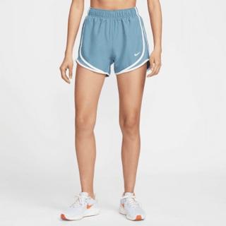 【NIKE 耐吉】短褲 運動 休閒 Dri-FIT 中腰 女 AS W NK TEMPO DF MR 3” SHORT 藍色(HM6097009)