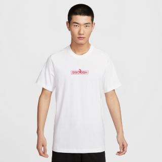 【NIKE 耐吉】短袖上衣 運動 休閒 男 AS M NSW TEE CLUB SSNL 2 SU25 白色(HJ0731100)