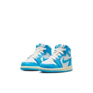 【NIKE 耐吉】運動鞋 籃球鞋 嬰幼鞋 JORDAN 1 RETRO HIGH OG TD 喬丹 北卡藍 白藍 AJ1(FD1413402)