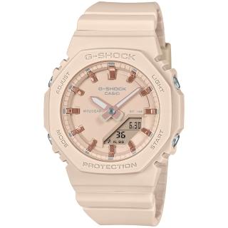 【CASIO 卡西歐】G-SHOCK WOMEN 八角防護構造雙顯錶(GMA-P2100M-4A)