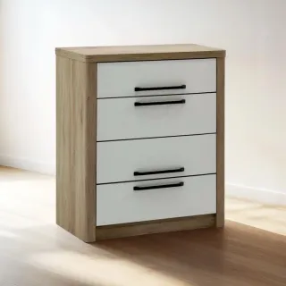 【久澤木柞】北歐風2.7尺古橡雙色木心板四斗櫃 GC-703(運費另計)