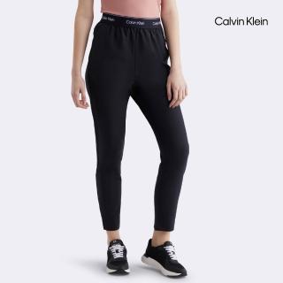 【Calvin Klein】官方旗艦館 CK Modern Sport 高腰窄口運動褲 黑色