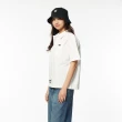 【JEEP】女裝 美式休閒雙口袋短袖襯衫(白色)