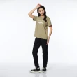 【JEEP】女裝 造型口袋彈性休閒長褲(黑色)